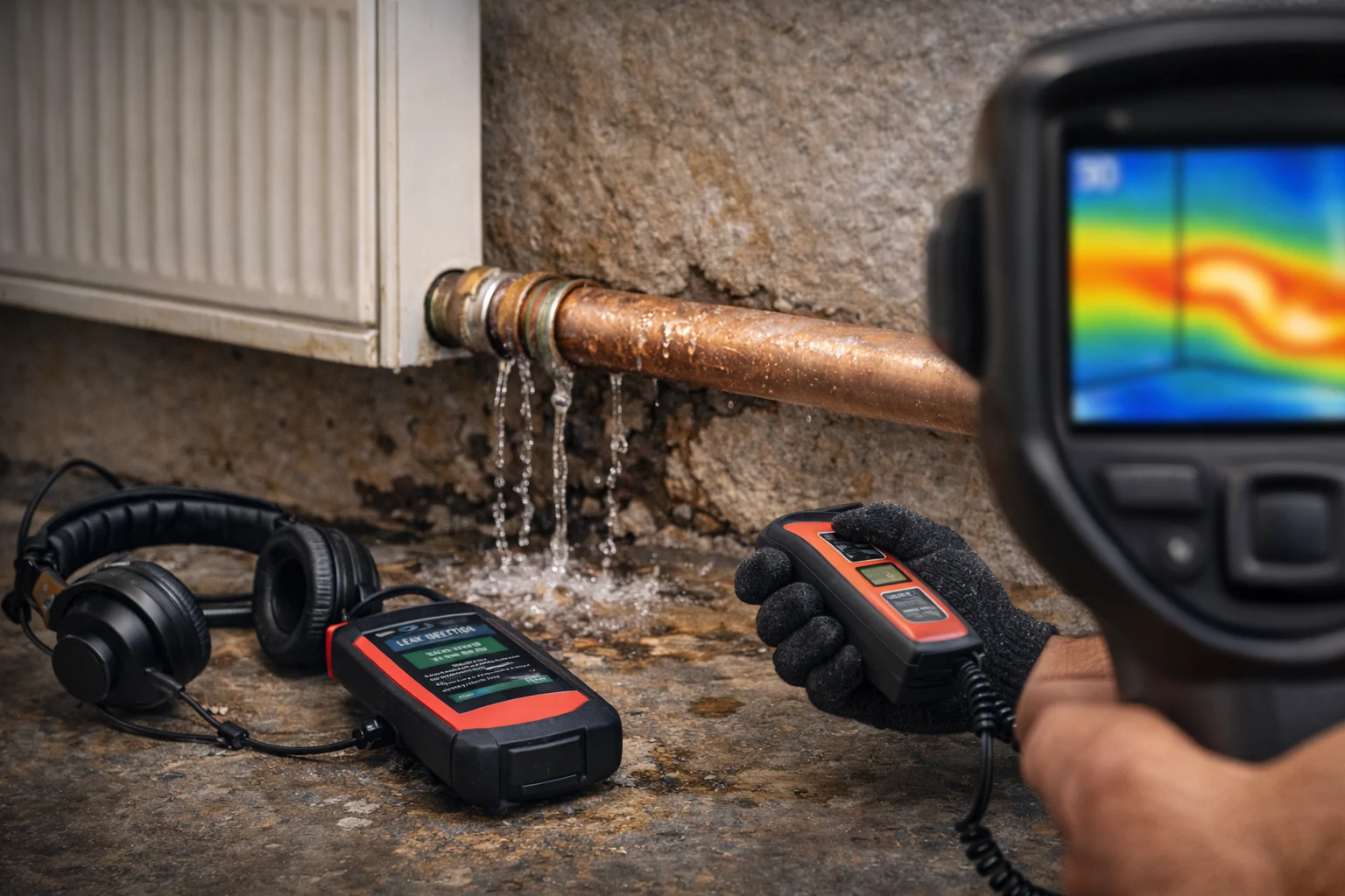 Kalorifer Tesisat Kaçağı Tespiti