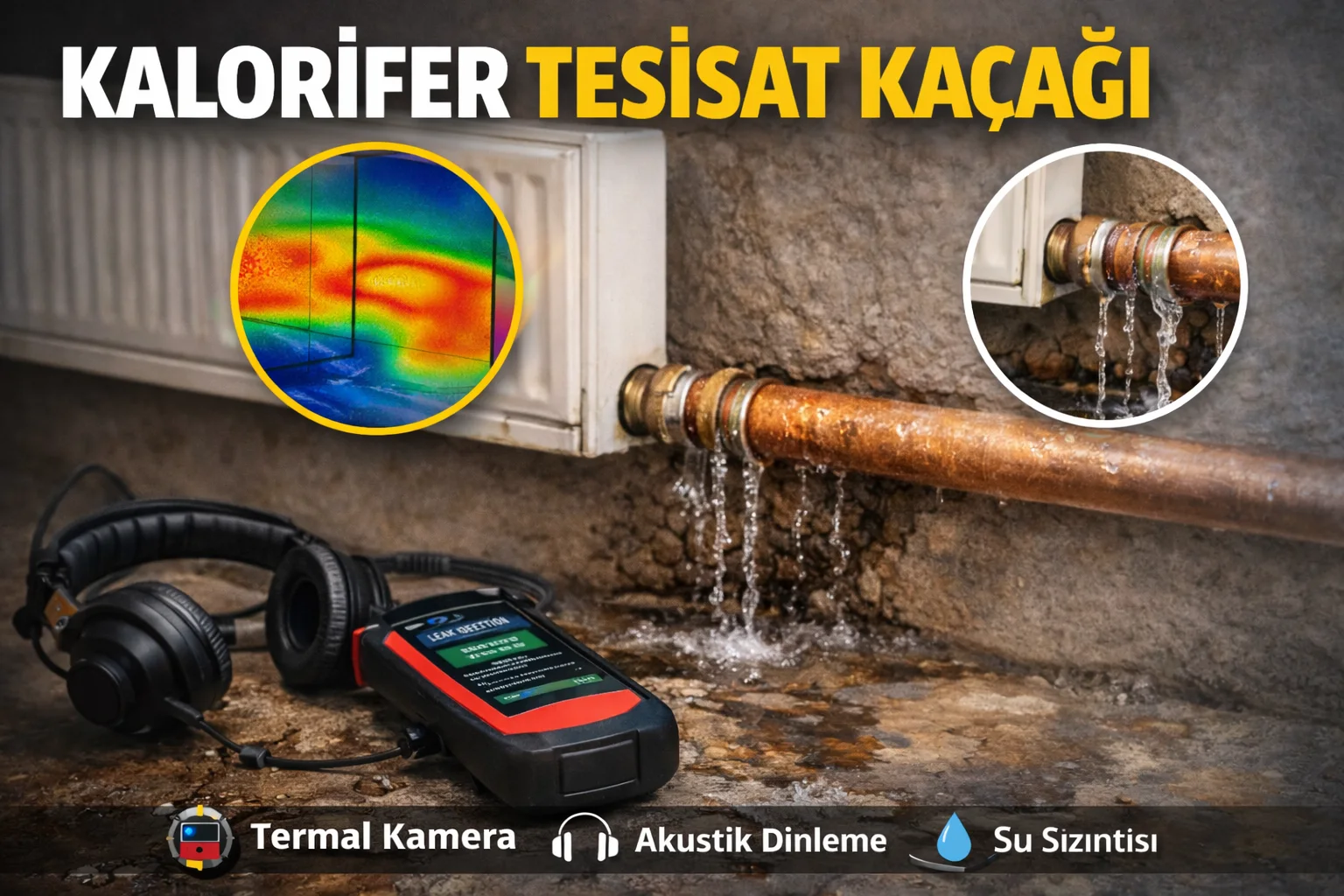 Kalorifer Tesisat Kaçağı Tespiti